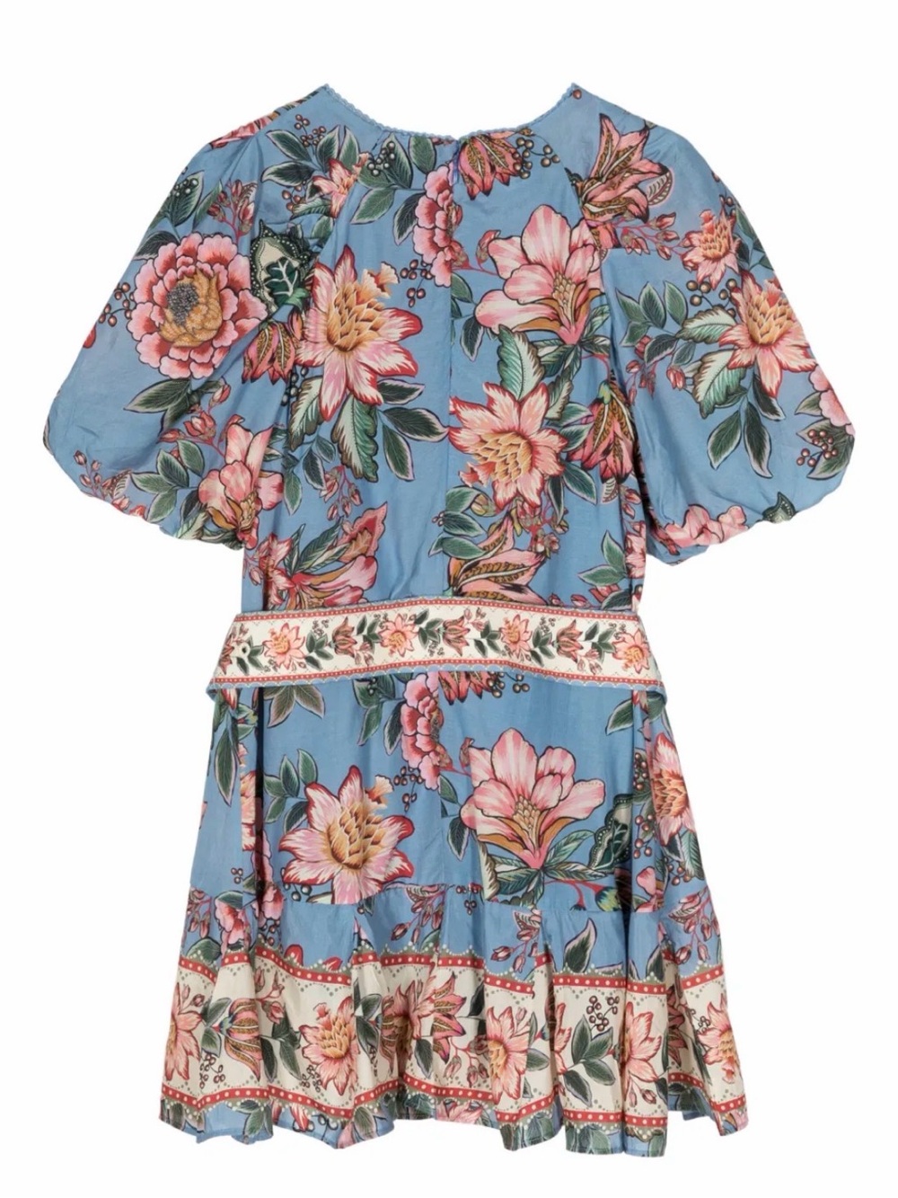 Farm Rio Wonderful Bouquet-print minidress - size medium - Picture 6 of 6
